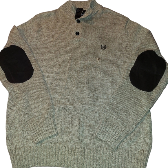 Ralph Lauren Chaps Mens 1/4 Button Sweater Brown Size L NWOT - Picture 2 of 10